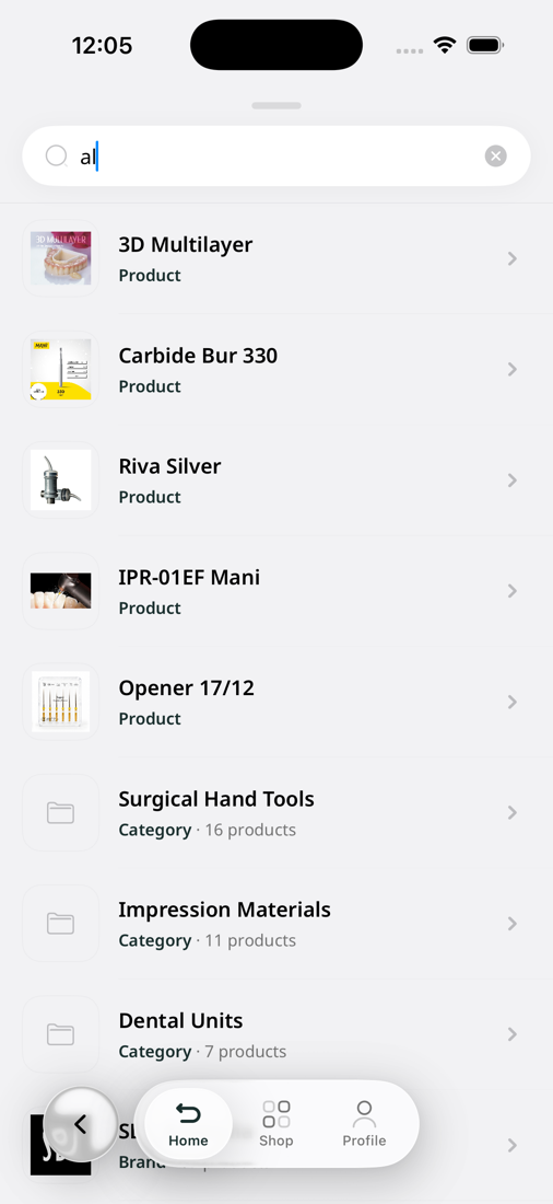 Search across the catalogue